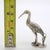 Vintage Italian Handmade Genuine Silver River Bird Heron Solid & Rare Figurine Detailed Sculpture For Sale - Image 9 of 9
