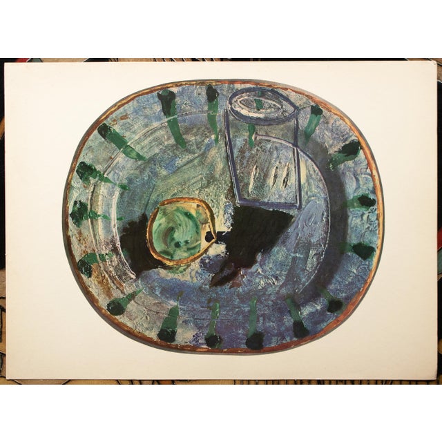 1950 Set of 8 Vintage Prints of Picasso's Ceramic Platters From Switzerland For Sale - Image 10 of 18