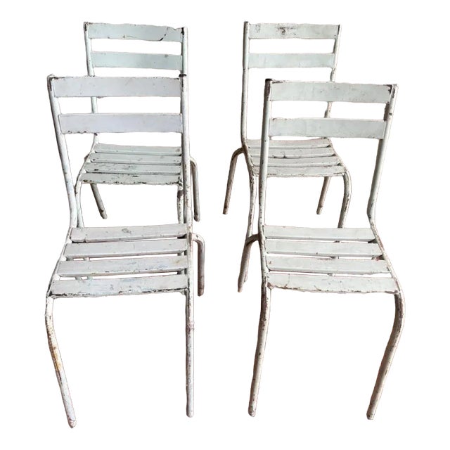 Garden Chairs from Art-Prog, 1950s, Set of 4 For Sale