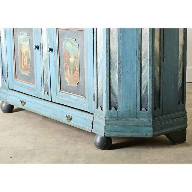 Italian 18th Century Painted Buffet For Sale - Image 10 of 12