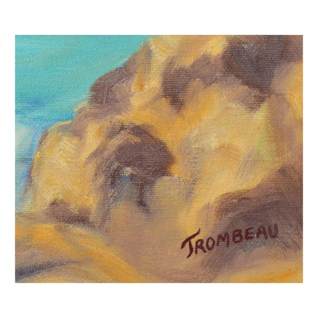 Mid Century Baja De San Carlos Landscape by Theron Trombeau For Sale - Image 4 of 5