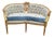 Late20C French Maker Louis XVI Gold Beech Settee - 1 Pc For Sale