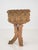 An unusual terracotta planter in a Faux Bois style. The base of the plant stand has three legs all designed with classic...