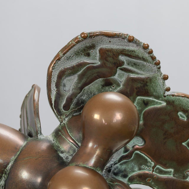 Metal César Bailleux, Abstract Organic Sculpture, 1980s, Bronze For Sale - Image 7 of 11