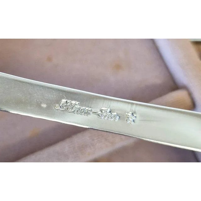 L.INOX Steel cutlery set.Excellent quality.81 items.France.1930s.Box size: height 17cm; 43x33cm.