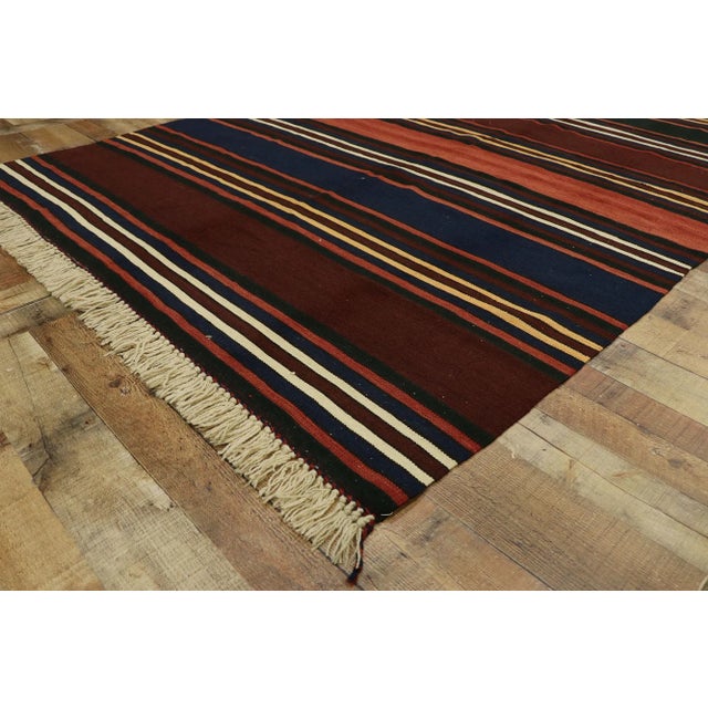 Textile Vintage Turkish Kilim Rug - 05'11 X 13'01 For Sale - Image 7 of 10