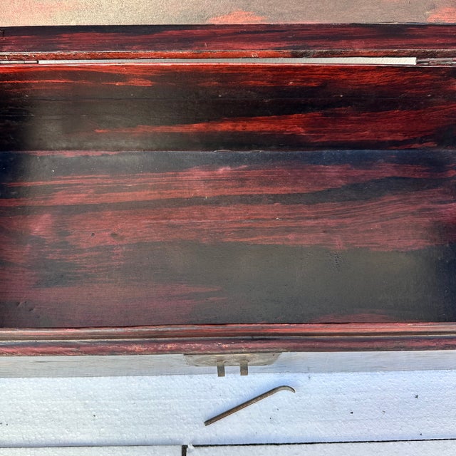 Japanese Taisho Era Urushi-E Trunk, 1920 For Sale - Image 13 of 18