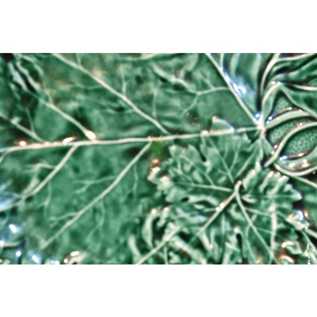 Davenport Davenport Handled Majolica Dish, Dated 1852 For Sale - Image 4 of 9