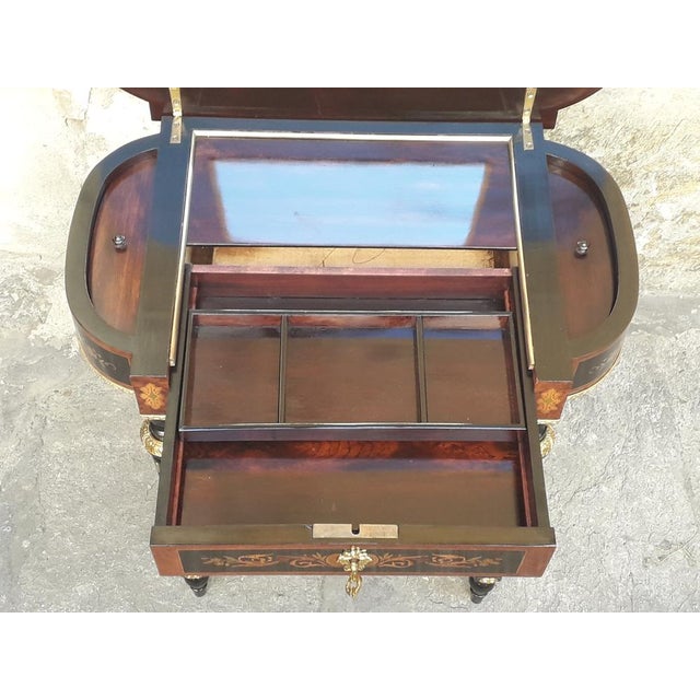 Antique Inlaid Coffee Table, 1860s For Sale - Image 13 of 16