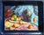 Captivating and vibrant, this matched pair of original mid-century impressionist still life oil paintings brings a bold...