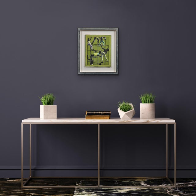 John Newberry, The Climbers, Mid 20th Century, Oil Painting, Framed For Sale - Image 17 of 18