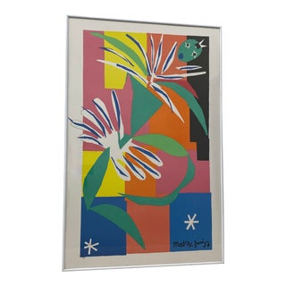 Vintage Matisse "La Danseuse Creole" Framed Poster Late 20th Century For Sale