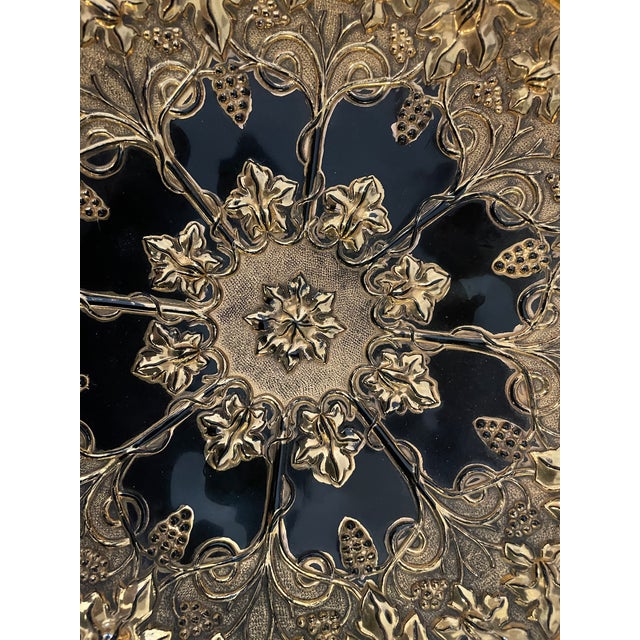 Early 20th Century Northwood Verre D’Or Carnival Glass — Grape & Cable Pattern For Sale - Image 11 of 13