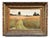 Fernand Quignon, Walking Through the Wheat Fields, 20th Century, Oil on Board, Framed For Sale