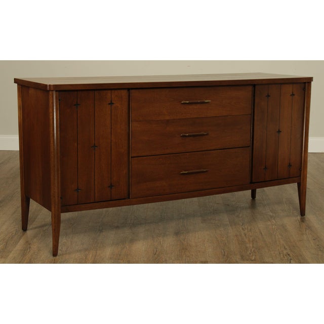 Saga Broyhill Premier Mid Century Modern Walnut Sideboard Chairish
