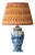 Vintage Delft Blue and White Chinoiserie Ceramic Table Lamp from Plateelbakkerij Ram, 1950s For Sale
