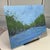 Contemporary A Pond Brings Peace Acrylic Painting Unframed 8 X 10" Nature Theme Wall Art For Sale - Image 3 of 7
