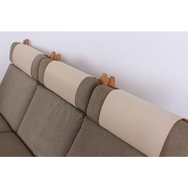 GE375 Modular Sofa in Oak by Hans J. Wegner for Getama, 1970s, Set of 4 For Sale - Image 11 of 16