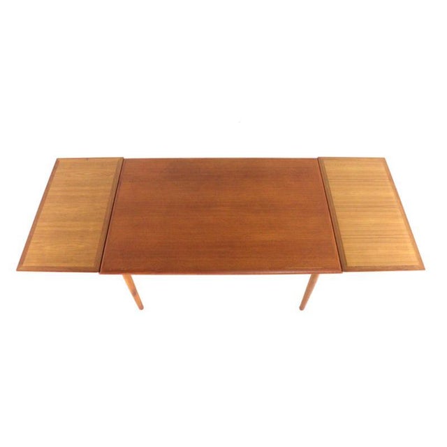 Danish Extendable Rectangular Siem Dining Table For Sale - Image 12 of 16