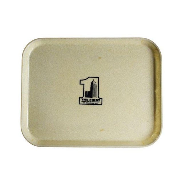 1970s Vintage 1970s Camtray First National Bank Oklahoma Cafeteria Serving Tray For Sale - Image 5 of 5