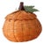 Vintage Woven Pumpkin Basket With Lid For Sale