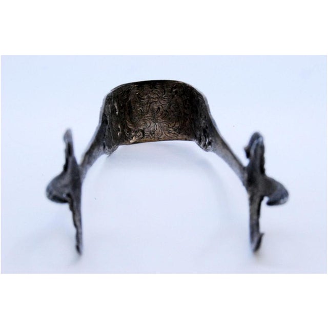 Silver Ice Tongs with Claw-Shaped Tongs For Sale - Image 9 of 10