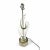 Glass Italian Mid-Century Modern Sculptural Clear Murano Glass Table Lamp For Sale - Image 7 of 10