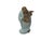 Joyful Laughing Buddha Light Celadon Robe Ceramic Coin Bat Ru Yi Figure For Sale In San Francisco - Image 6 of 13