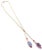 Bulgari Rose Gold Amethyst Chalcedony Tourmaline Lariat Necklace For Sale In Philadelphia - Image 6 of 15