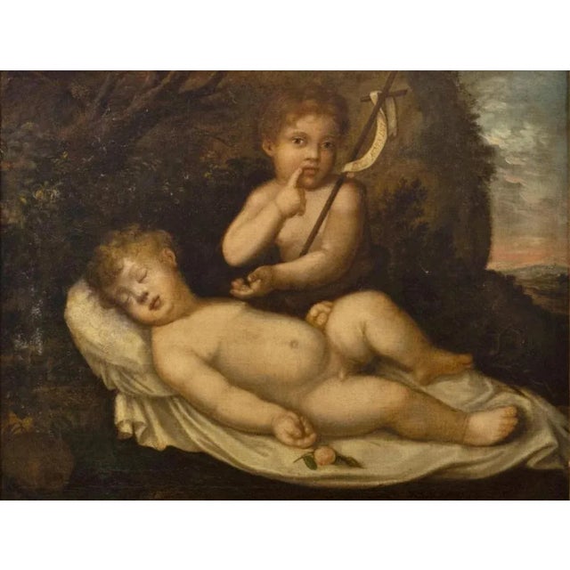 Italian School Artist, Lamb of God, 17th Century, Oil on Canvas For Sale - Image 5 of 7