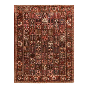 Vintage Bakhtiari Rug 10'9'' X 14'0''