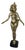 Vintage Egyptian Goddess Selket Figurine in Brass with Marble Base, 1950s For Sale