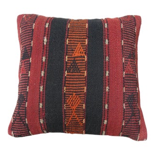 Vintage Kilim Rug Pillow Cover For Sale