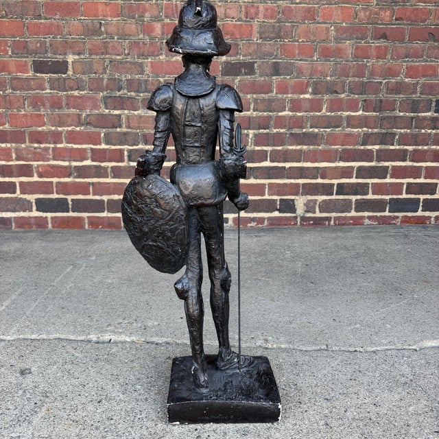 Mid-Century Modern Austin Productions Mid Century Don Quixote Statue 1967 For Sale - Image 3 of 12