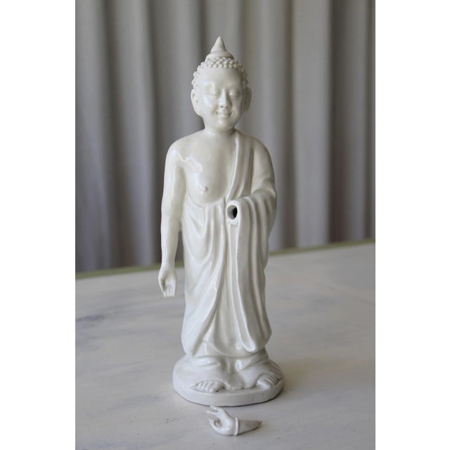 19th Century Porcelain Blanc De Chine Figure For Sale - Image 9 of 13