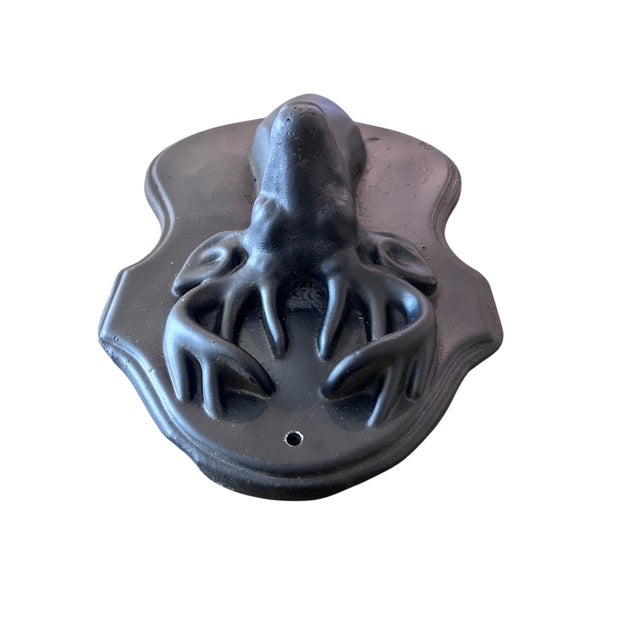 Cabin Vintage Cast Iron Buck Deer Stag Animal Plaque For Sale - Image 3 of 6