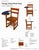 A wonderfully nostalgic and highly creative reinterpretation of an early vintage school desk chair, thoughtfully styled as...