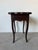 1900 - 1909 Antique French Style Mahogany One-Drawer Side Table With Serpentine Scalloped Top For Sale - Image 5 of 12