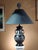Metal Early 20th Century Antique Bronze Champleve Vase as Table Lamp With Peacock Finial For Sale - Image 7 of 12
