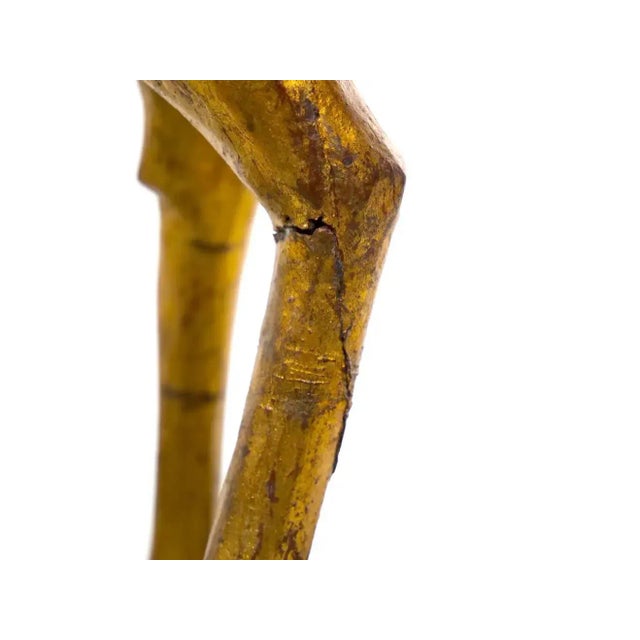Hand Carved Gilt Gold / Wood Base Decorative Horse Sculpture For Sale In New York - Image 6 of 13