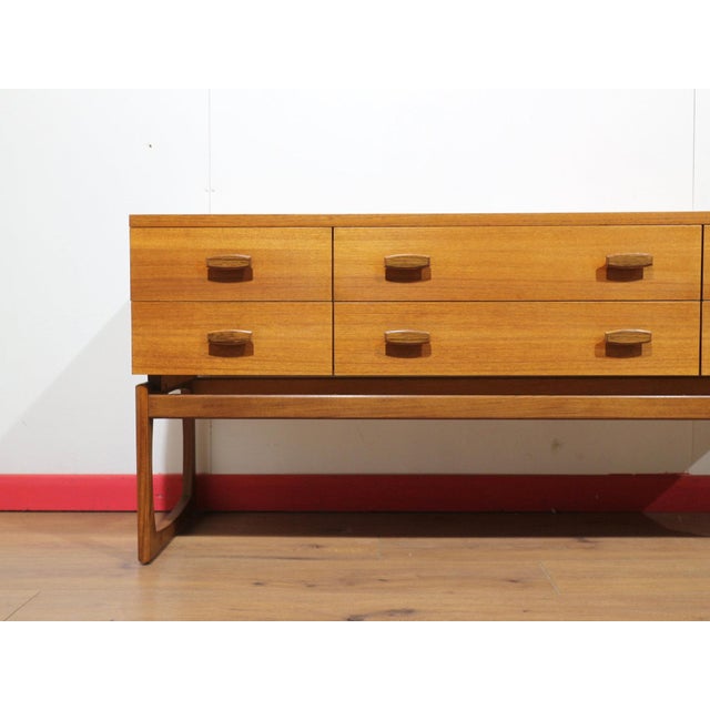 Wood Mid Century Moden Vintage Teak Dresser Drawers by G Plan Quadrille For Sale - Image 7 of 13