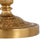 Brass candlestick with detailed casting