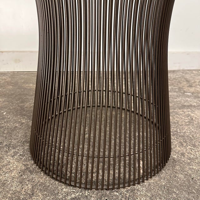 Mid 20th Century Warren Platner for Knoll Bronze Side Table For Sale - Image 5 of 12