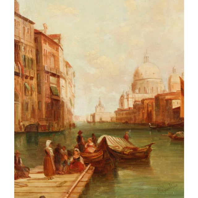 Alfred Pollentine, Grand Canal Venice, 19th Century, Oil on Canvas, Framed For Sale - Image 3 of 14