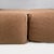 Italian Modern Brown Fabric Le Bambole Bed by Mario Bellini for B&B, 1980s For Sale - Image 15 of 17