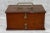 Antique Traditional Mahogany Double Hinged Storage Box For Sale - Image 4 of 11