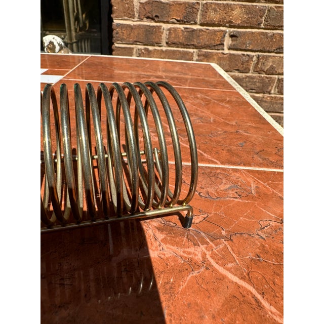 1970s Brass Envelope Holder/Organizer For Sale In Atlanta - Image 6 of 6