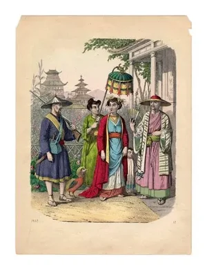 Antique Chinese Costume Archival Print