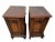 Brown Antique Pair of Nightstands Cabinet Drawer Rococo Revival By: G. Colombo & Figli For Sale - Image 8 of 14