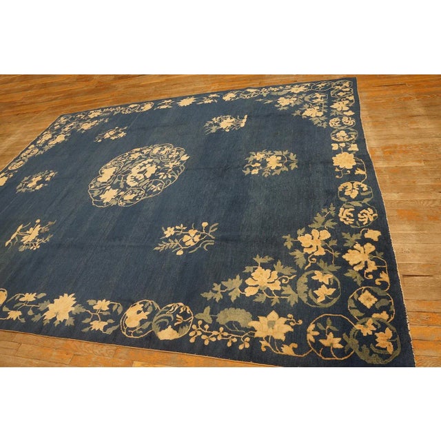 Chinese Antique Chinese Peking Rug For Sale - Image 3 of 11